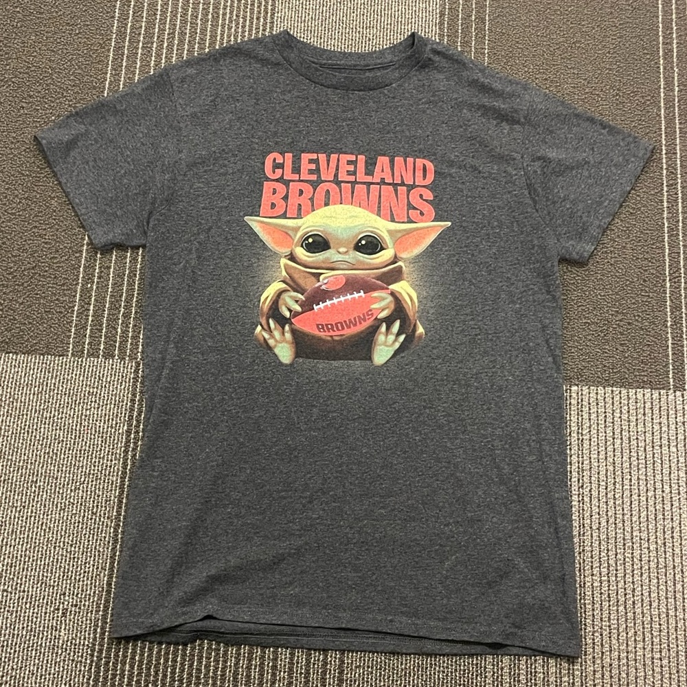 Baby Yoda Cleveland Browns T-Shirt
